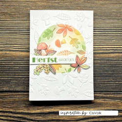 Vaessen Creative Stencil Leaves by Carla Creates