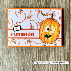 Vaessen Creative Clear Stamp PUMPKINS by Carla Creates