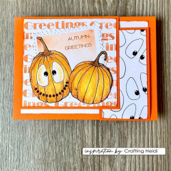 Vaessen Creative Clear Stamp PUMPKINS by Carla Creates