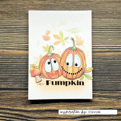 Vaessen Creative Clear Stamp PUMPKINS by Carla Creates