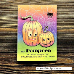 Vaessen Creative Clear Stamp PUMPKINS by Carla Creates