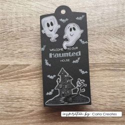 Vaessen Creative Clear Stamp GHOSTS by Carla Creates