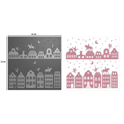 Vaessen Creative Embossing Folder + Stencil SUI TETTI
