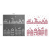 Vaessen Creative Embossing Folder + Stencil SUI TETTI