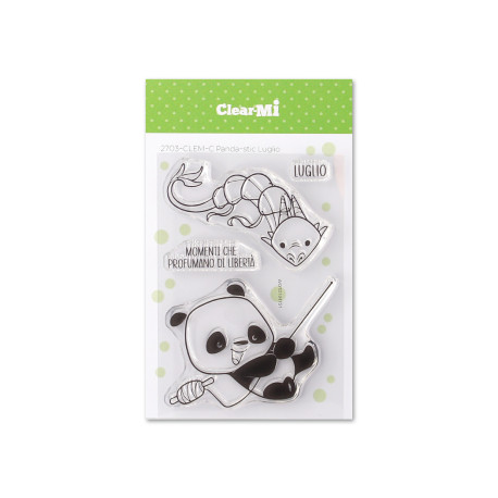 Timbro Clear-Mi 2703-CLEM-C Panda-stic Luglio