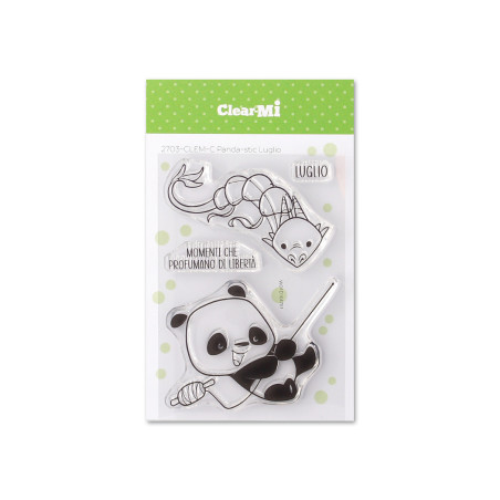 Timbro Clear-Mi 2703-CLEM-C Panda-stic Luglio