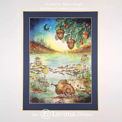 Lavinia Stamps Poppy Lodges Stamp