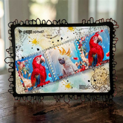 AALL & Create Loving Parrots Washi Tape 155 Layer-It-Up