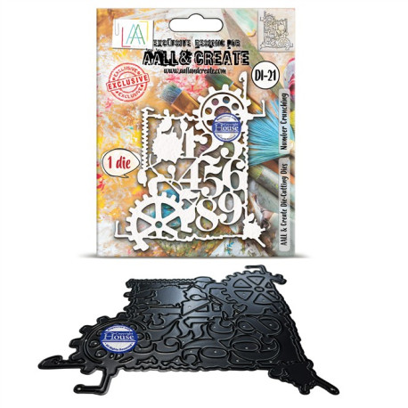 Aall&Create Cutting Dies 21 Number Crunching