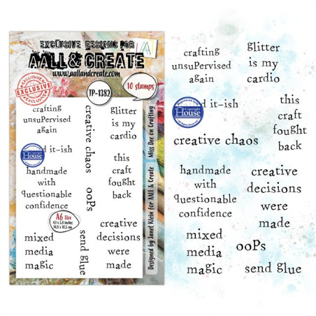 AALL & Create Stamp Set A6 1382 Miss Dee On Crafting