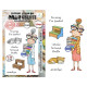 AALL & Create Stamp Set A7 1433 Dee is Booked