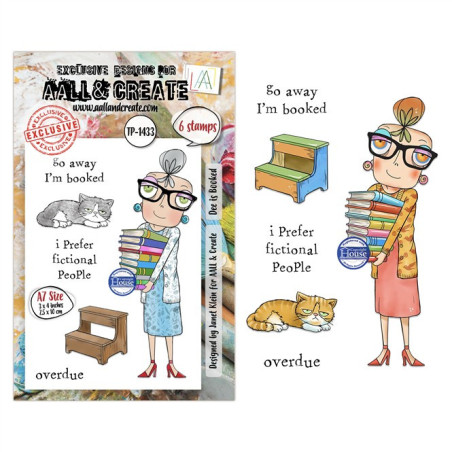 AALL & Create Stamp Set A7 1433 Dee is Booked