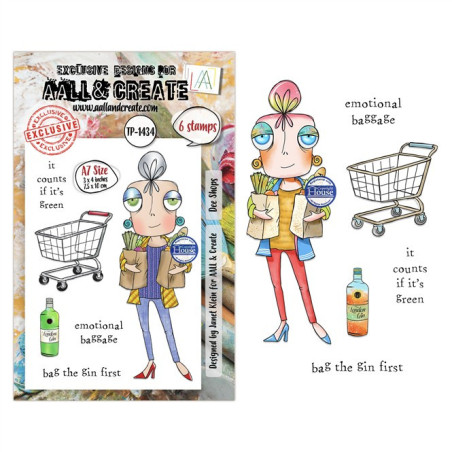 AALL & Create Stamp Set A7 1434 Dee Shops