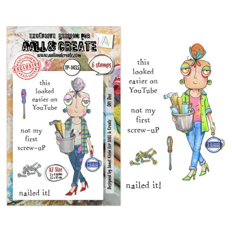 AALL & Create Stamp Set A7 1435 DIY Dee