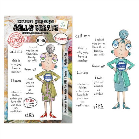 AALL & Create Stamp Set A7 1436 Mother Dee