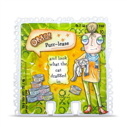 AALL & Create Stamp Set A7 1438 Purr-plexed Dee