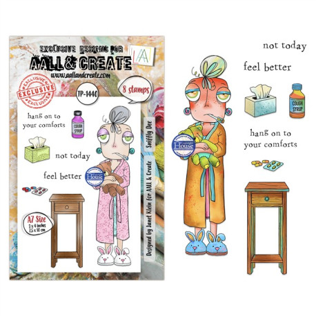 AALL & Create Stamp Set A7 1440 Sniffly Dee