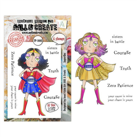 AALL & Create Stamp Set A7 1441 SuperDee