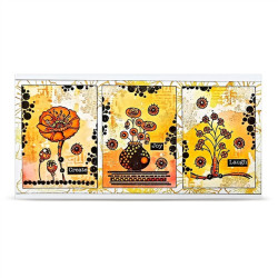 AALL & Create Stamp Set A6 1477 Funny Coquelicots