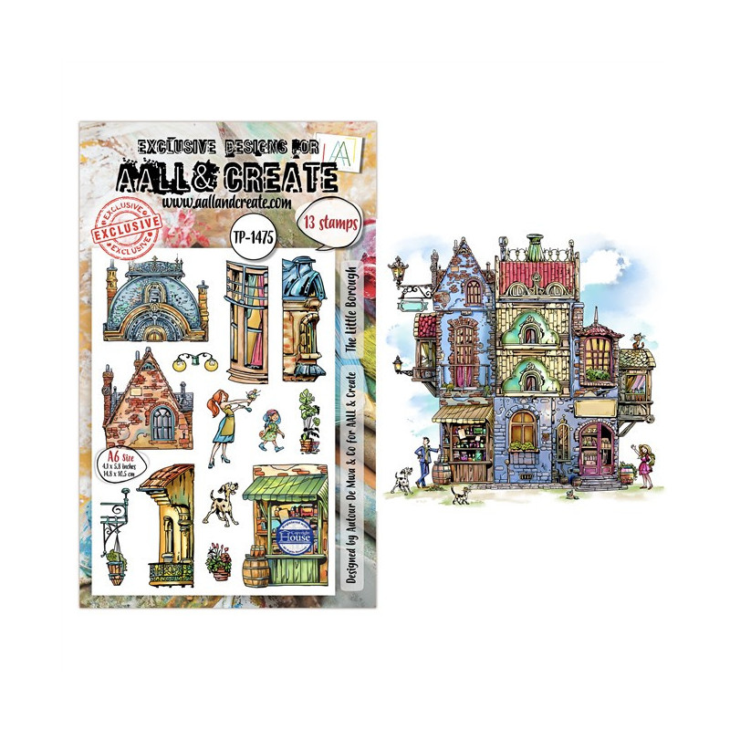AALL & Create Dreamtropolis A5 1475 Stamp Sets The Little Borough