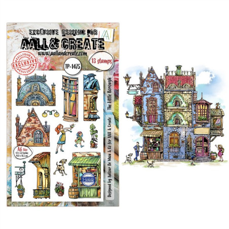 AALL & Create Dreamtropolis A5 1475 Stamp Sets The Little Borough