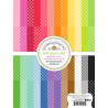 Doodlebug Design Gingham-Linen Rainbow Petite Prints Paper Pad 15x20cm