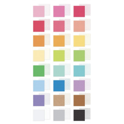 Doodlebug Design Swiss-Dot Rainbow Petite Prints Paper Pad 15x20cm