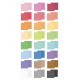 Doodlebug Design Dot-Stripe Rainbow Petite Prints Paper Pad 15x20cm