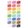 Doodlebug Design Dot-Stripe Rainbow Petite Prints Paper Pad 15x20cm