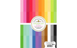 Doodlebug Design Dot-Stripe Rainbow Petite Prints Paper Pad 15x20cm