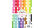 Doodlebug Design Buffalo Check-Wood Grain Rainbow Petite Prints Paper Pad 15x20cm