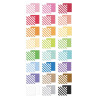 Doodlebug Design Candy Stripe-Sprinkles Rainbow Petite Prints Paper Pad 15x20cm