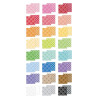 Doodlebug Design Plaid-Polka Dot Rainbow Petite Prints Paper Pad 15x20cm