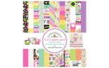 Doodlebug Design Color Me Crafty Paper Pack 30x30cm