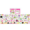 Doodlebug Design Color Me Crafty Odds & Ends 142 pezzi