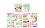 Doodlebug Design Color Me Crafty Chit Chat 101 pezzi