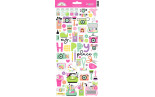Doodlebug Design Color Me Crafty Icons Stickers