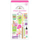 Doodlebug Design Color Me Crafty Crafty Girl Shape Sprinkles