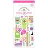 Doodlebug Design Color Me Crafty Crafty Girl Shape Sprinkles