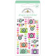 Doodlebug Design Color Me Crafty Love The Memories Shape Sprinkles