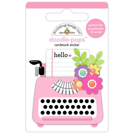Doodlebug Design Color Me Crafty Just A Note Doodle-Pops