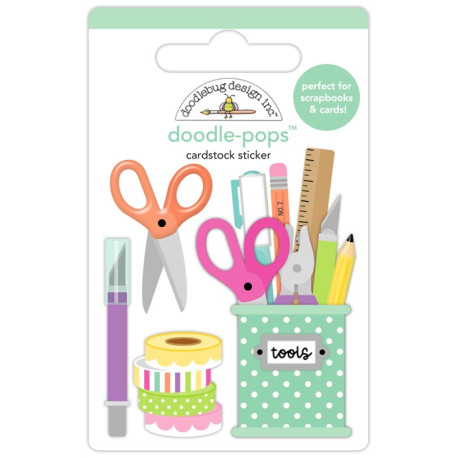 Doodlebug Design Color Me Crafty Tools Of The Trade Doodle-Pops