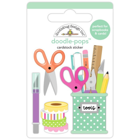 Doodlebug Design Color Me Crafty Tools Of The Trade Doodle-Pops