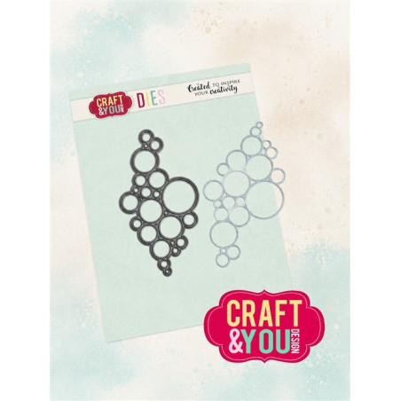 Craft&You Bubble Background Base Dies