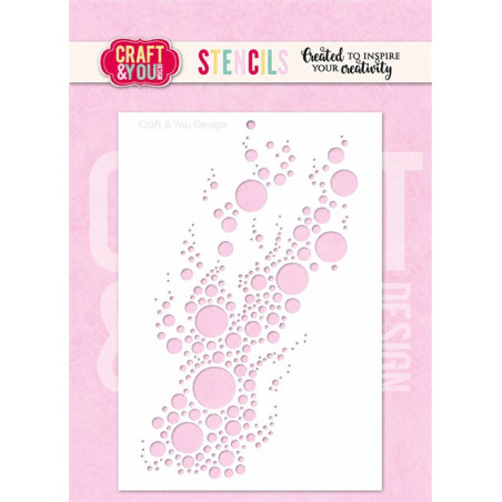 Craft&You Bubbles A6 Stencil