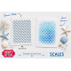 Craft&You Scale Pattern A6 Stencil