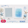 Craft&You Scale Pattern A6 Stencil