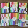 Doodlebug Design Buffalo Check-Wood Grain Rainbow Petite Prints Paper Pad 15x20cm