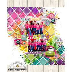 Doodlebug Design Color Me Crafty Paper Pack 30x30cm
