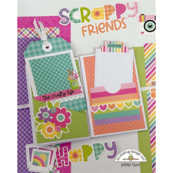 Doodlebug Design Color Me Crafty Paper Pack 30x30cm